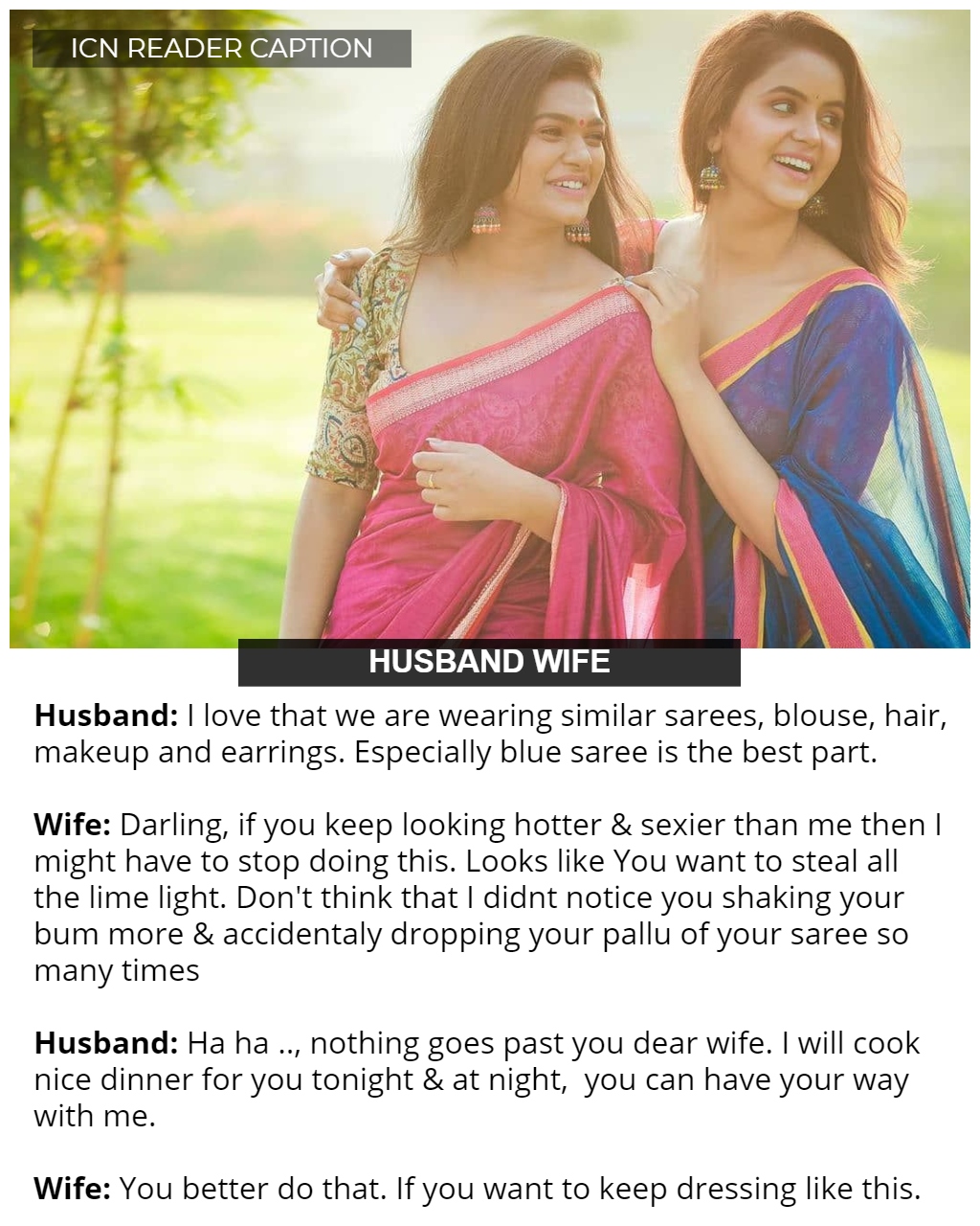 What is the best comment to a women who wears a saree? - Quora
